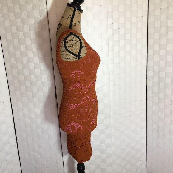 Nwt Free People Lace Medallion Mini Dress Size XS/S - Picture 8 of 9